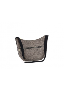 BORBONESE LUNA Bag Medium - OP Naturale/Nero