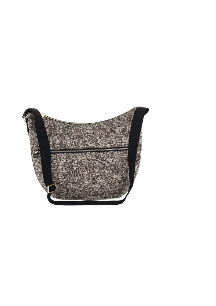 BORBONESE LUNA Bag Medium - Op Natural/Black