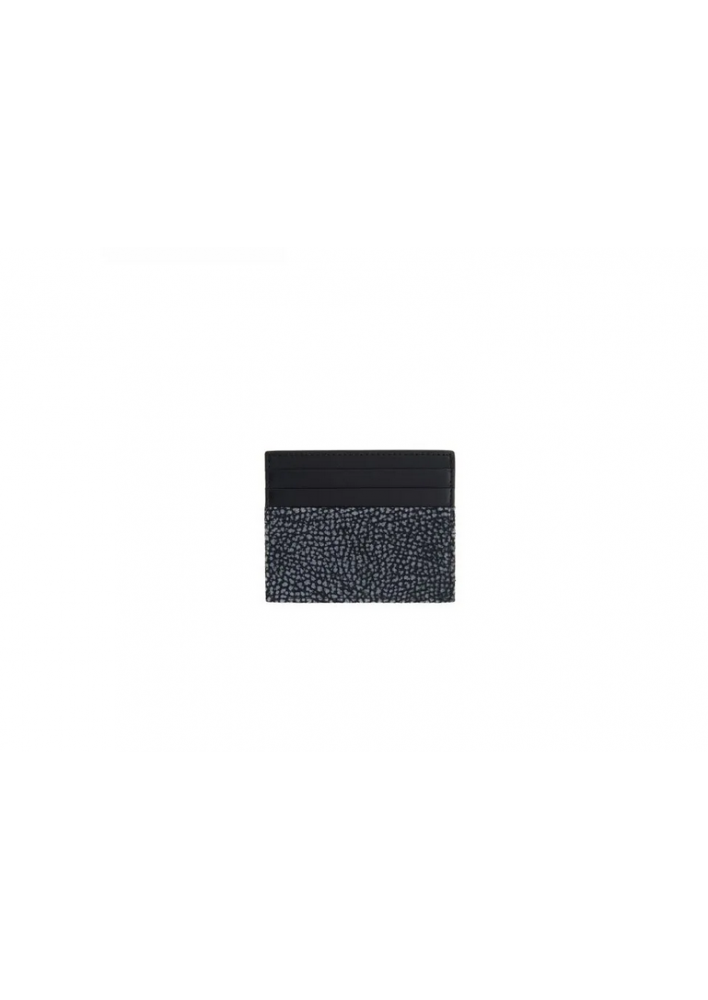 BORBONESE Card Holder Small - Suede