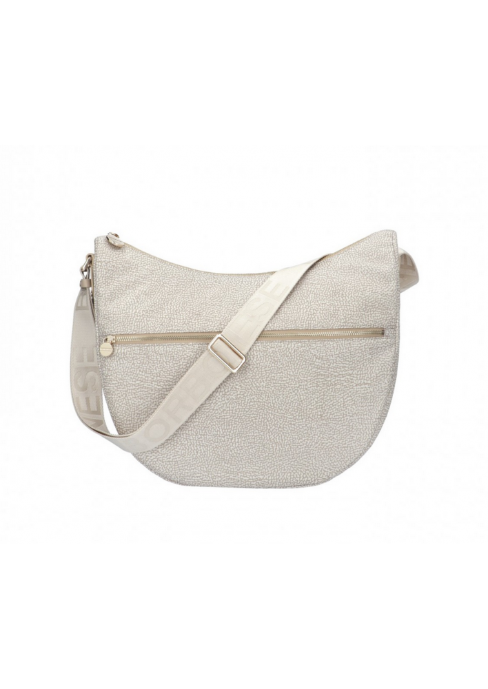 BORBONESE LUNA Bag Medium - Sabbia
