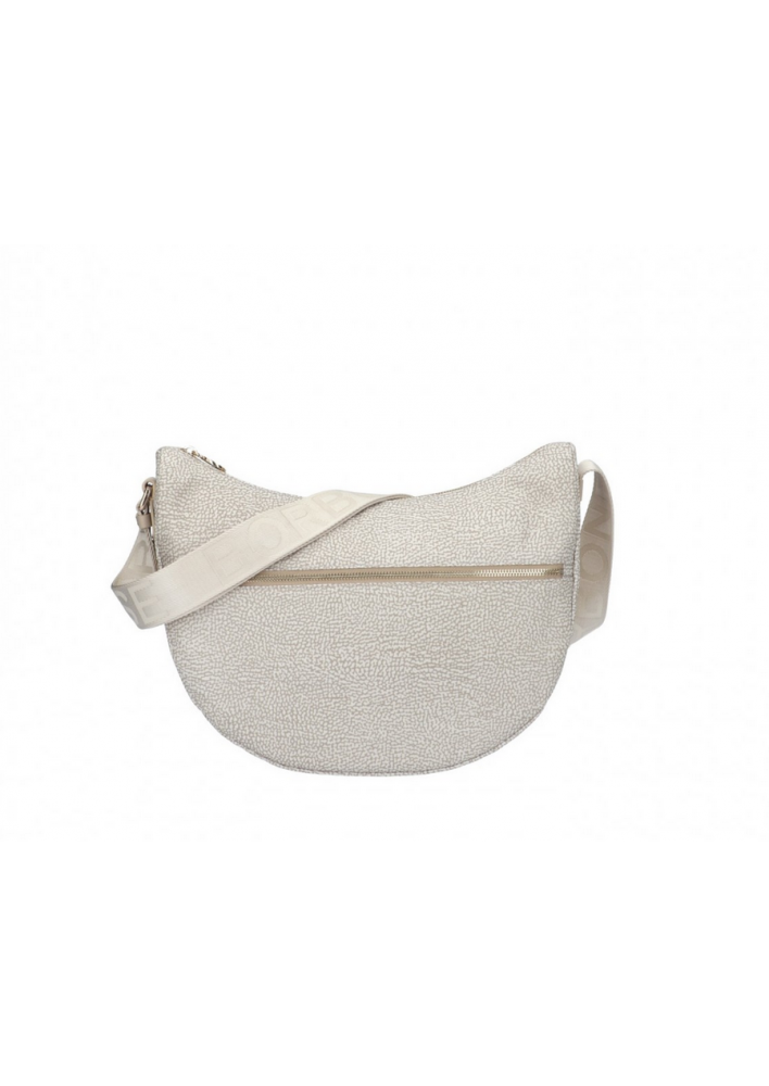 BORBONESE LUNA Bag Middle - Sabbia