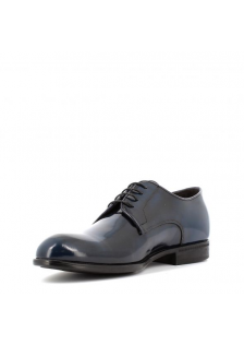 EXTON Stringate Uomo Abrasivato Blu