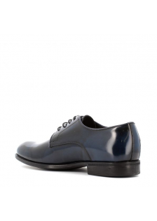 EXTON Stringate Uomo Abrasivato Blu