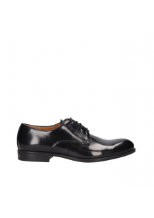 EXTON Stringate Uomo Abrasivato Nero