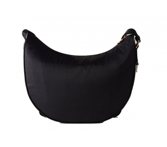 BORBONESE LUNA Bag Middle - Dark Black