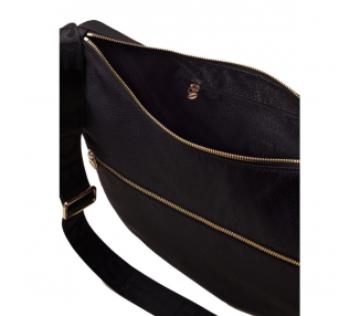BORBONESE LUNA Bag Medium - Dark Black