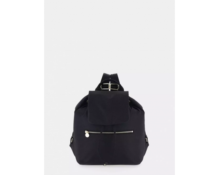 BORBONESE Backpack Medium - Dark Black