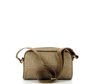 BORBONESE Tracolla Small - Beige/Marrone