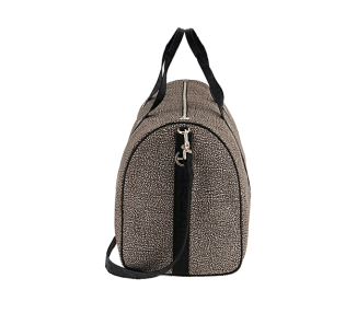 BORBONESE Borsone - ECO LINE Medium Op Naturale/Nero