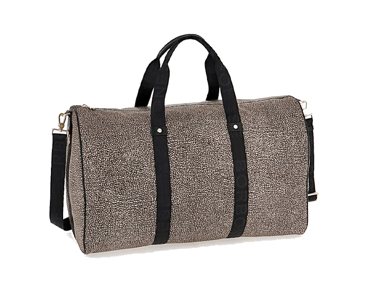 BORBONESE Borsone - ECO LINE Medium Op Naturale/Nero