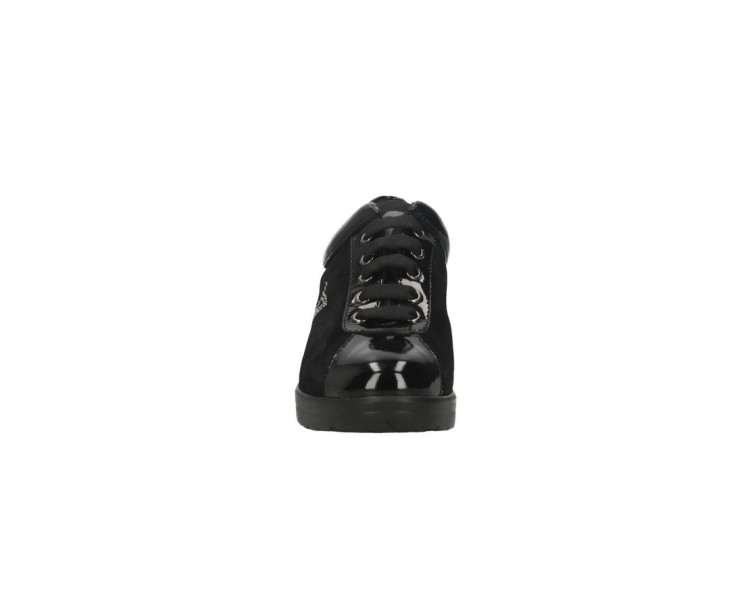 Sneakers Donna In Tela Valleverde - Scarpe Stringate Con Suola In Gomma, Tacco 5 Cm, Larghezza Normale, Casual E Comode - 4