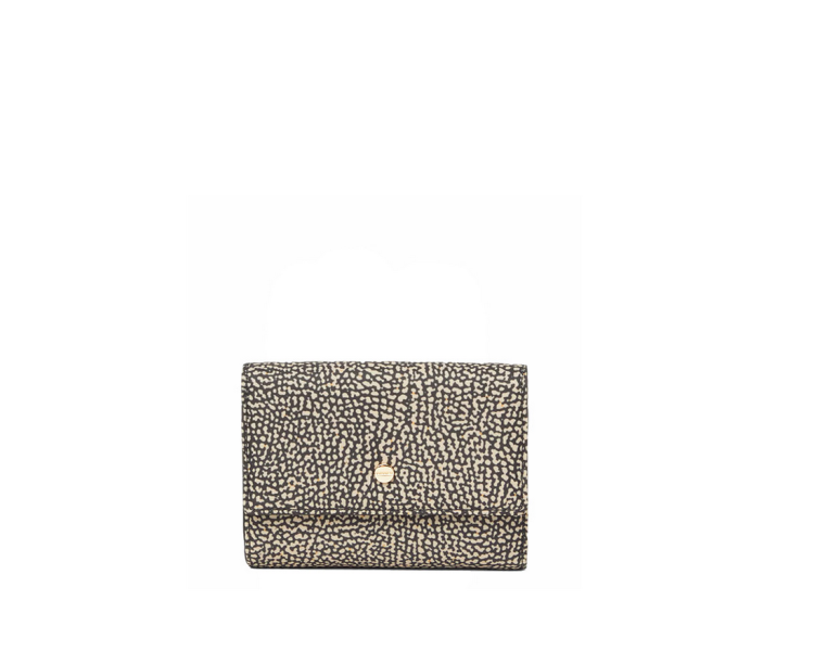 BORBONESE CONTINENTAL Wallet Medium - Op Natural/Black