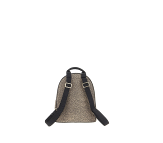BORBONESE Backpack Medium - Op Natural/Black