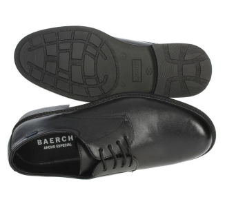 BAERCHI Stringate Uomo Pelle Nero
