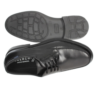 BAERCHI Stringate Uomo Pelle Nero