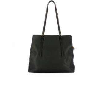 BORBONESE Shopper bag Large in Nylon Total Black