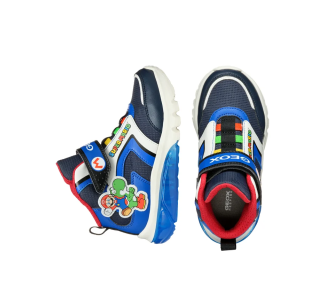 GEOX J CIBERDRON F SUPER MARIO Sneakers Alte con Luci
