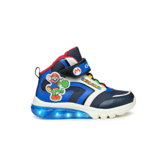GEOX J CIBERDRON F SUPER MARIO Sneakers Alte con Luci