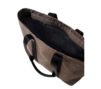 BORBONESE Shopper Eco Line Medium - OP Naturale/Nero