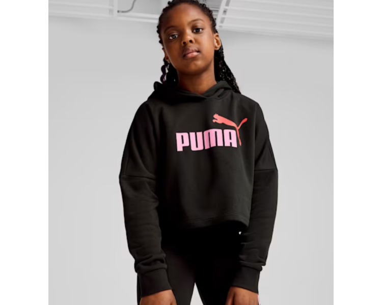 PUMA ESS LOGO CROPPED Felpa Bambina