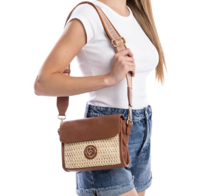 CARMELA Borsa Donna in Rafia