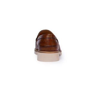 EXTON Mocassino Uomo in pelle Legno