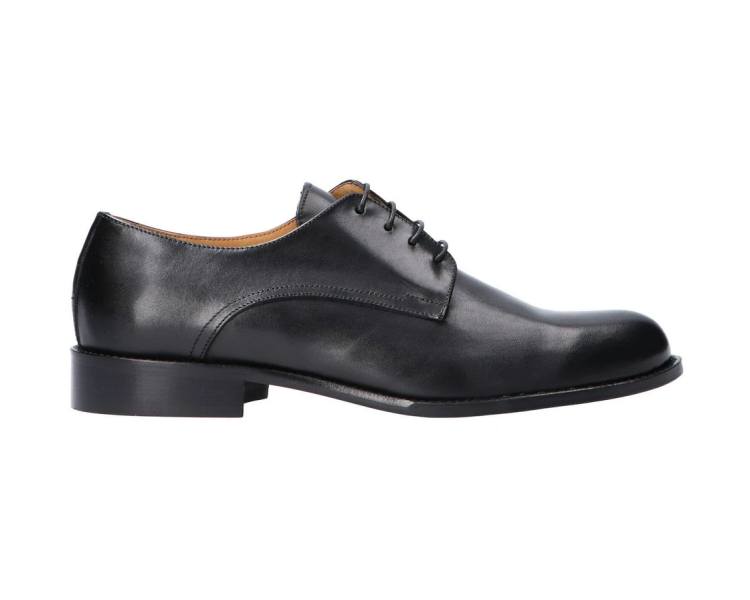 EXTON Stringate Uomo Pelle Nero