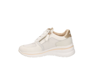 KEYS Sneakers Donna Con Zeppa Bianche