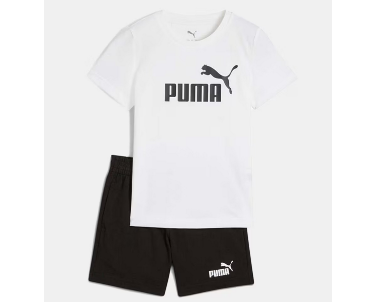 PUMA ESS Tee & Shorts Completo Bambini