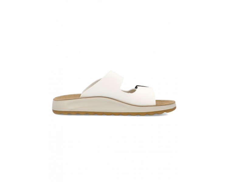 Fly Flot 77G64 CIABATTA DONNA ESTIVA COL ORO DOPPIA FIBBIA SOTTOPIEDE SOFT IN VERA PELLE MADE IN ITALY ORO 37