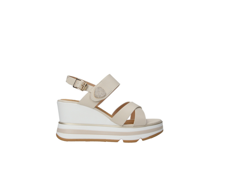 KEYS Sandali Donna con zeppa