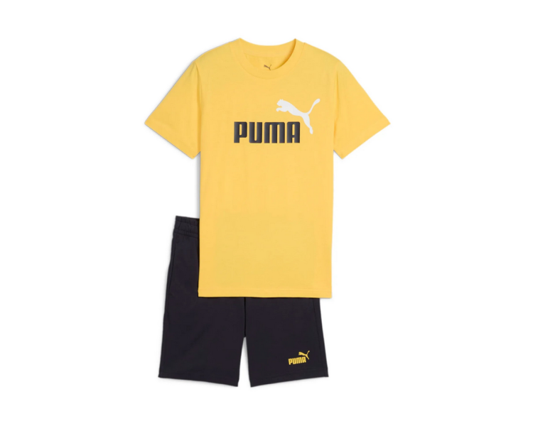 PUMA ESS LOGO Tee & Shorts Set