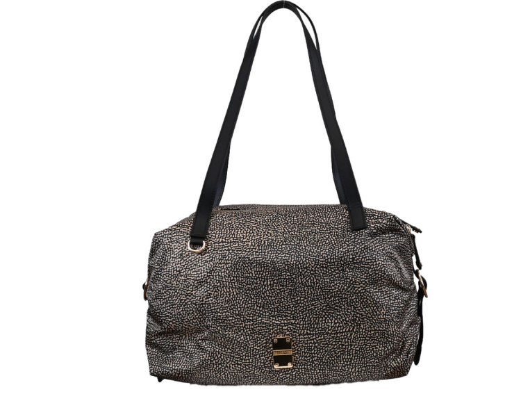 BORBONESE Teapot Shopper Medium in Nylon