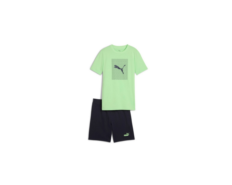 PUMA ESS LOGO Tee & Shorts Set