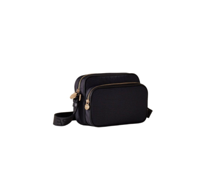 BORBONESE Camera Case Small - Dark Black