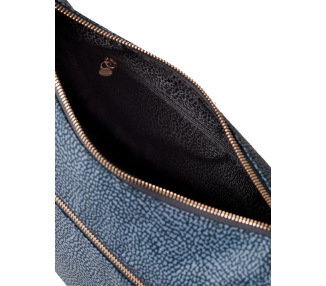 BORBONESE LUNA Bag Small - Blue Lapis