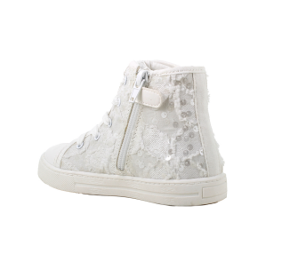PRIMIGI GIRL GOLD Sneakers in Tela Bambina