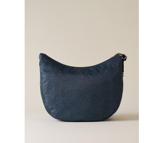 BORBONESE LUNA Bag Medium - Blue Lapis