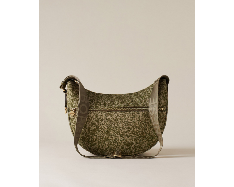 BORBONESE LUNA Bag Middle - Olive