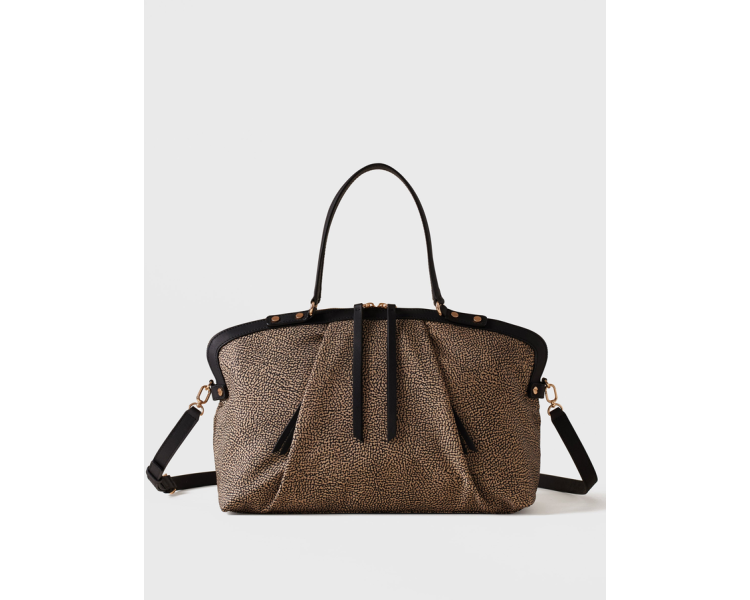 BORBONESE FRAME Bauletto Medium in Nylon