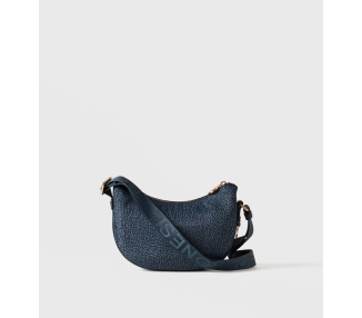 BORBONESE LUNA Bag MINI - Blue Lapis
